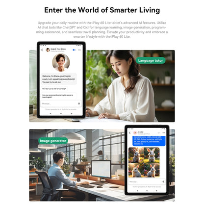 ALLDOCUBE iPlay 60 Lite 4G LTE Tablet PC, 4GB+128GB, 11 inch Android 14 Unisoc Tiger T606 Octa Core Support Dual SIM(Grey) - ALLDOCUBE by ALLDOCUBE | Online Shopping UK | buy2fix