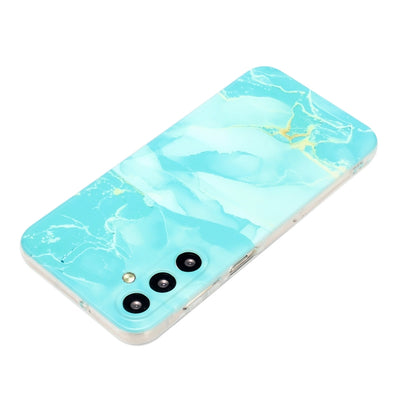 For Samsung Galaxy S24 5G IMD Marble Pattern TPU Phone Case(Green) - Galaxy S24 5G Cases by buy2fix | Online Shopping UK | buy2fix