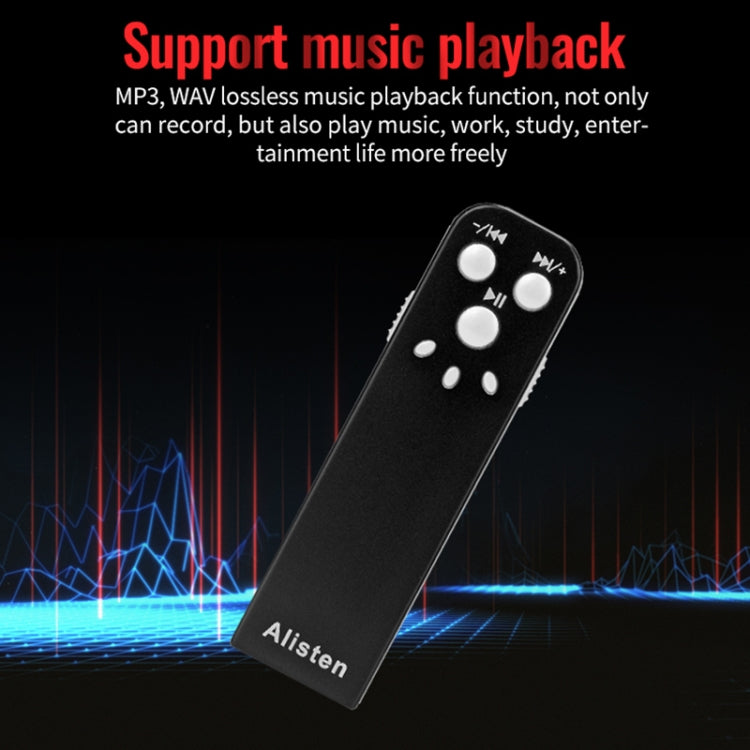 JNN J1 Mini Smart HD Noise Cancelling Voice Recorder, Memory:16GB(Black) - Recording Pen by JNN | Online Shopping UK | buy2fix