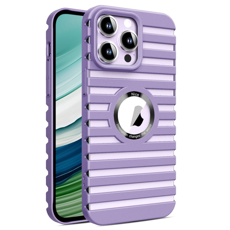 For iPhone 13 Pro Max Hollow Heat Dissipation MagSafe Magnetic PC Phone Case(Purple) - iPhone 13 Pro Max Cases by buy2fix | Online Shopping UK | buy2fix