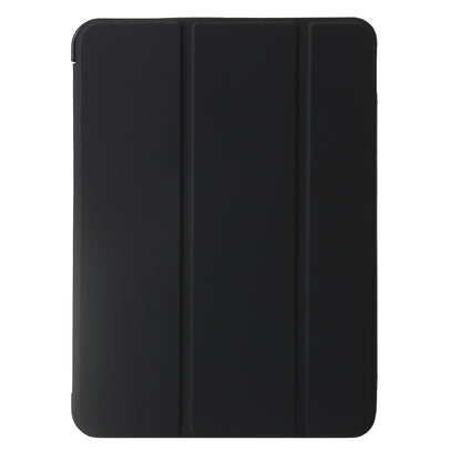 For iPad Pro 13 2024 Three-fold Holder Flip Tablet Leather Case(Black) - iPad Pro 13 2024 Cases by buy2fix | Online Shopping UK | buy2fix