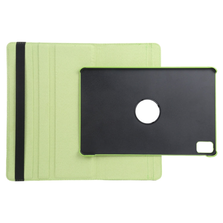 For iPad Air 13 2024 360 Degree Rotation Litchi Texture Leather Tablet Case with Holder(Green) - iPad Air 13 2024 Cases by buy2fix | Online Shopping UK | buy2fix