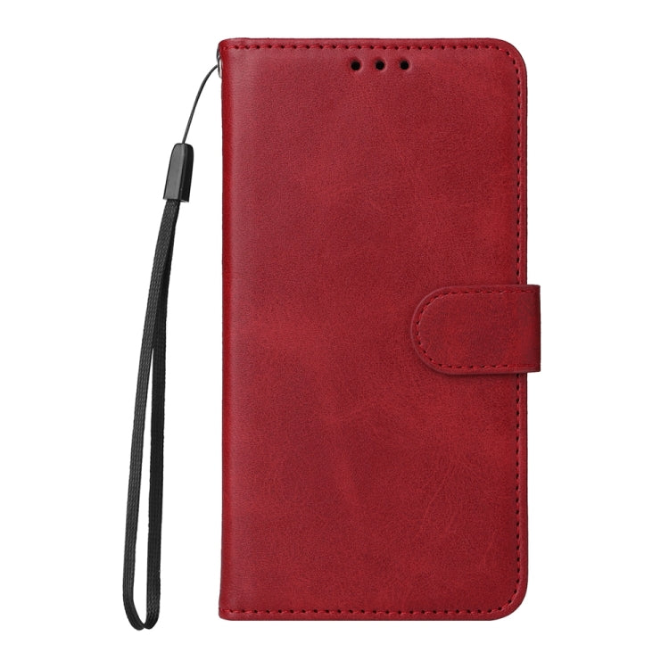 For iPhone 16 Pro Classic Calf Texture Flip Leather Phone Case(Red) - iPhone 16 Pro Cases by buy2fix | Online Shopping UK | buy2fix