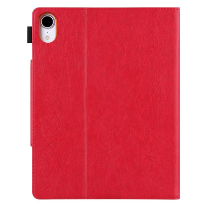 For iPad Pro 13 2024 Solid Color Metal Buckle Leather Smart Tablet Case(Red) - iPad Pro 13 2024 Cases by buy2fix | Online Shopping UK | buy2fix