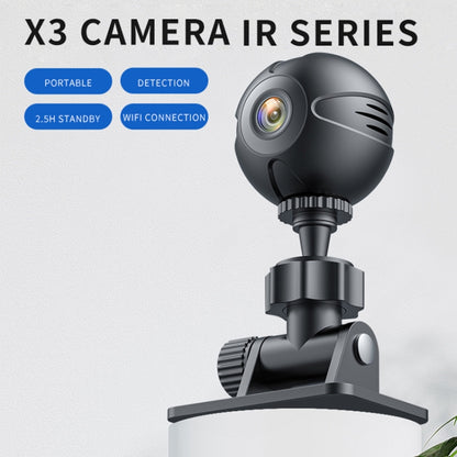 X3 Wireless Mini DV WiFi IP Camera, Support Night Vision / Motion Detection(Black) - Mini Camera by buy2fix | Online Shopping UK | buy2fix