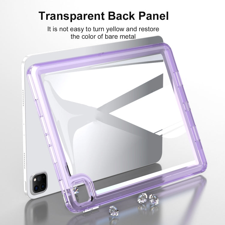 For iPad Air 11 2024 Transparent Acrylic Tablet Case(Pink) - iPad Air 11 2024 Cases by buy2fix | Online Shopping UK | buy2fix