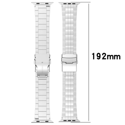 For Apple Watch Series 2 38mm Armor 5-bead Titanium Watch Band(Black) - Watch Bands by buy2fix | Online Shopping UK | buy2fix