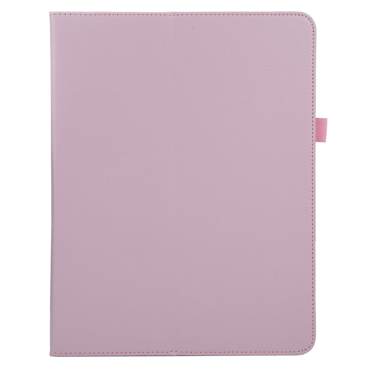 For iPad Pro 11 2024 Litchi Texture Solid Color Leather Tablet Case(Pink) - iPad Pro 11 2024 Cases by buy2fix | Online Shopping UK | buy2fix