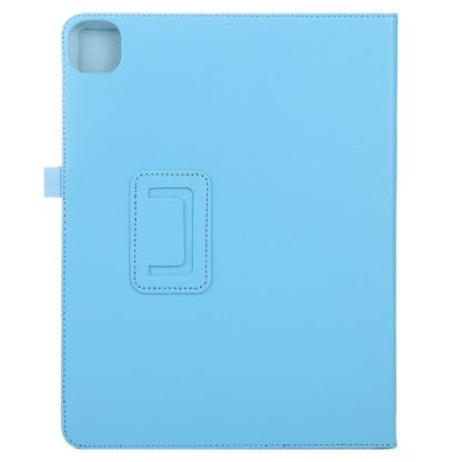 For iPad Pro 11 2024 Litchi Texture Solid Color Leather Tablet Case(Sky Blue) - iPad Pro 11 2024 Cases by buy2fix | Online Shopping UK | buy2fix