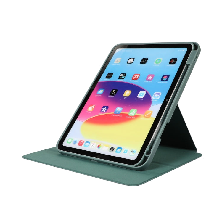 For iPad Pro 11 2024 2 in 1 Acrylic Split Rotating Leather Tablet Case(Black) - iPad Pro 11 2024 Cases by buy2fix | Online Shopping UK | buy2fix