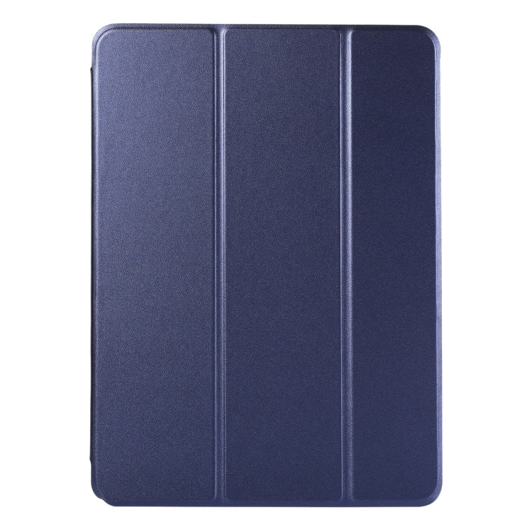 For iPad Pro 13 2024 Double-sided Clip Non-buckle Magnetic PU Smart Tablet Case(Dark Blue) - iPad Air 13 2024 Cases by buy2fix | Online Shopping UK | buy2fix