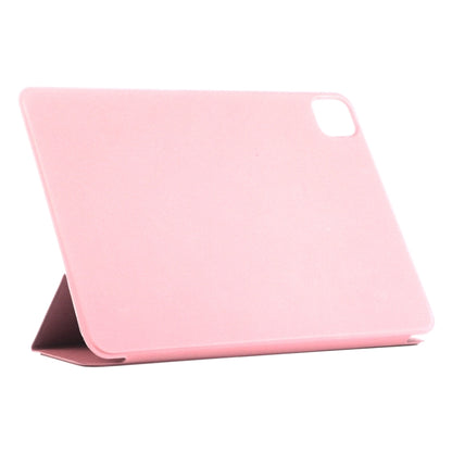 For iPad Pro 13 2024 Double-sided Clip Non-buckle Magnetic PU Smart Tablet Case(Rose Gold) - iPad Air 13 2024 Cases by buy2fix | Online Shopping UK | buy2fix