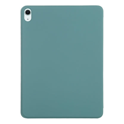 For iPad Air 11 2024 Double-sided Clip Non-buckle Magnetic PU Smart Tablet Case(Green) - iPad Air 11 2024 Cases by buy2fix | Online Shopping UK | buy2fix