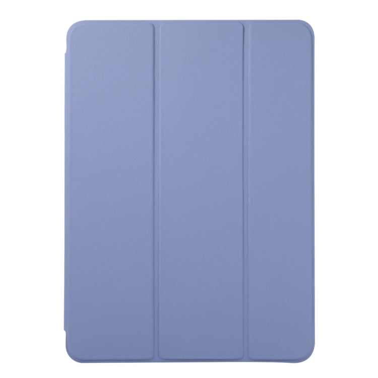 For iPad Air 11 2025 / 2024 Double-sided Clip Non-buckle Magnetic PU Smart Tablet Case(Purple) - iPad Air 11 2025 / 2024 Cases by buy2fix | Online Shopping UK | buy2fix