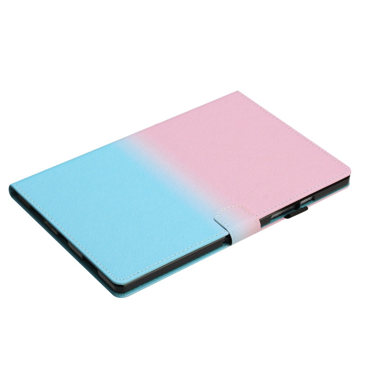 For iPad Pro 11 2024 Stitching Gradient Smart Leather Tablet Case(Pink Blue) - iPad Pro 11 2024 Cases by buy2fix | Online Shopping UK | buy2fix