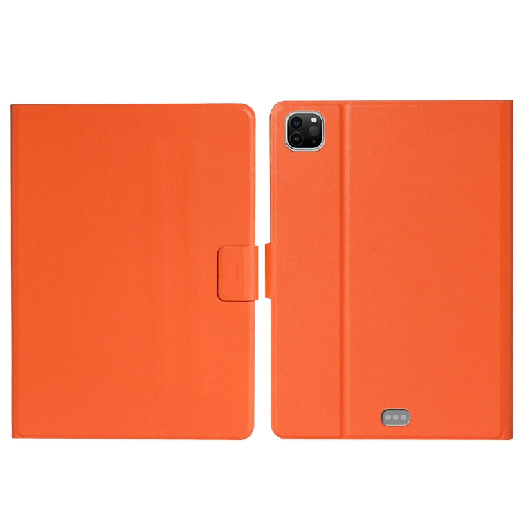 For iPad Pro 11 2024 Pure Color Smart Leather Tablet Case(Orange) - iPad Pro 11 2024 Cases by buy2fix | Online Shopping UK | buy2fix