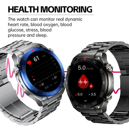 WS-20 1.43 inch IP67 Sport Smart Watch Support Bluetooth Call / Sleep / Blood Oxygen / Heart Rate / Blood Pressure Health Monitor, Steel Strap(Silver) - Smart Watches by buy2fix | Online Shopping UK | buy2fix