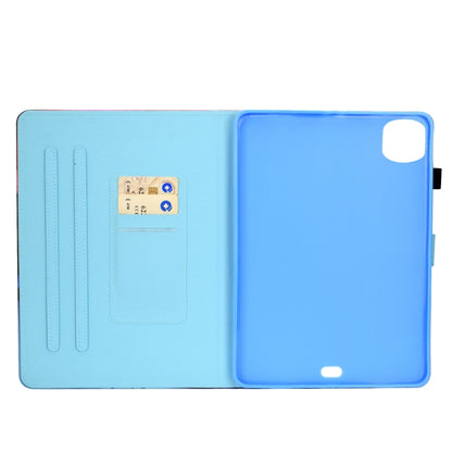 For iPad Pro 11 2024 Painted Stitching Smart Leather Tablet Case(Folk-custom) - iPad Pro 11 2024 Cases by buy2fix | Online Shopping UK | buy2fix