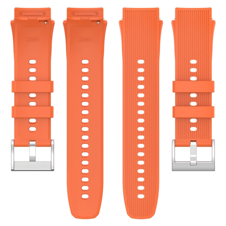 For OPPO Watch X / OnePlus Watch 2 Vertical Texture Silicone Watch Band(White) - Watch Bands by buy2fix | Online Shopping UK | buy2fix