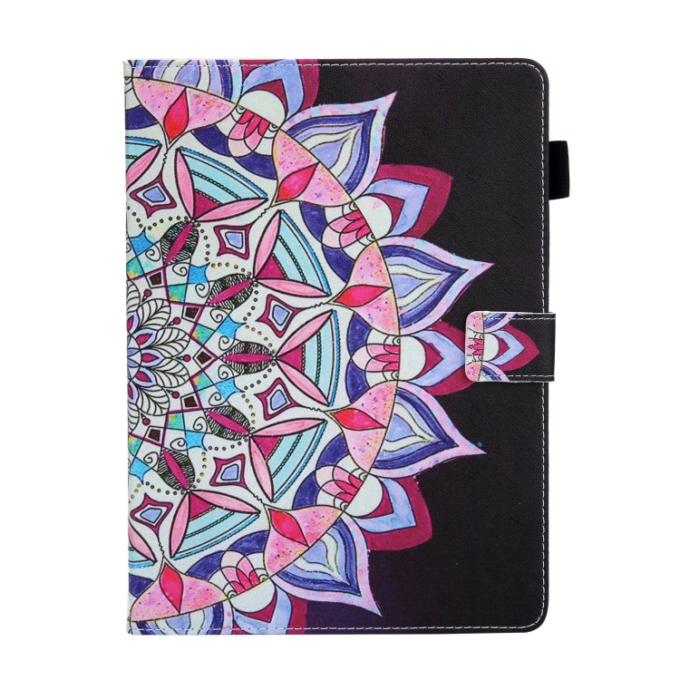 For iPad Pro 11 2024 Colored Drawing Leather Smart Tablet Case(National Flower) - iPad Pro 11 2024 Cases by buy2fix | Online Shopping UK | buy2fix