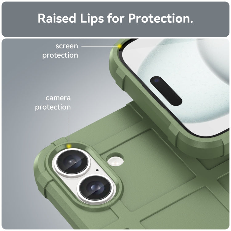 For iPhone 16 Pro Max Full Coverage Shockproof TPU Phone Case(Green) - iPhone 16 Pro Max Cases by buy2fix | Online Shopping UK | buy2fix