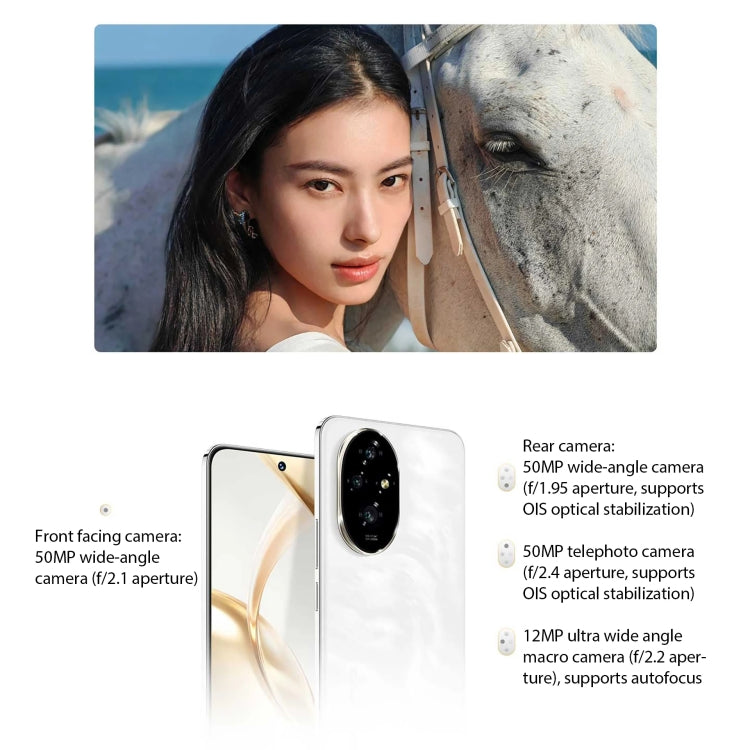 Honor 200, 16GB+256GB, Screen Fingerprint Identification, 6.7 inch MagicOS 8.0 Snapdragon 7 Gen 3 Octa Core, Network: 5G, NFC, OTG(Black) - Honor by Huawei | Online Shopping UK | buy2fix