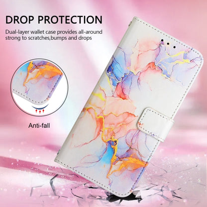 For Google Pixel 9 Pro XL PT003 Marble Pattern Flip Leather Phone Case(Galaxy Marble White) - Google Cases by buy2fix | Online Shopping UK | buy2fix