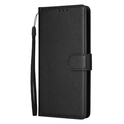 For OPPO Reno9 /9 Pro 5G Multifunctional Horizontal Flip Leather Phone Case with Three Card Slot(Black) - OPPO Cases by buy2fix | Online Shopping UK | buy2fix