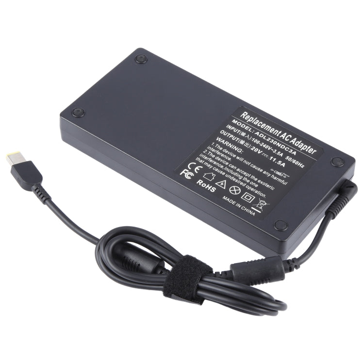 230W 20V 11.5A Laptop Notebook Power Adapter For Lenovo Big Square USB, Plug:UK Plug - For Lenovo by buy2fix | Online Shopping UK | buy2fix