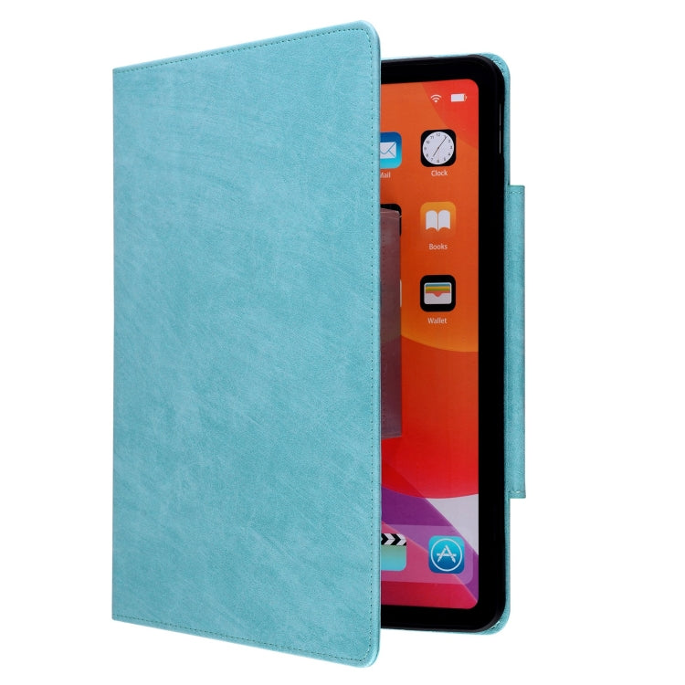 For Samsung Galaxy Tab S9+ / S8+ / S7+ Cat Buckle Leather Smart Tablet Case(Sky Blue) - Galaxy Tab S9+ Cases by buy2fix | Online Shopping UK | buy2fix