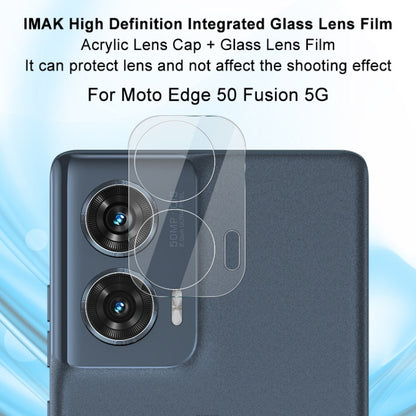 For Motorola Edge 50 Fusion 2pcs/Set imak HD Glass Rear Camera Lens Film - Other by imak | Online Shopping UK | buy2fix