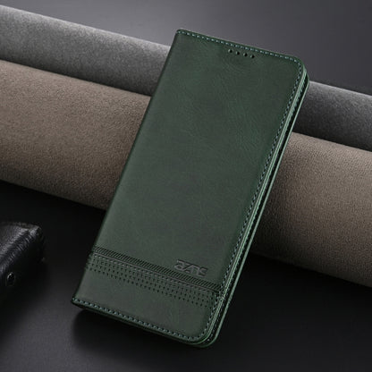 For Redmi K70 Ultra AZNS Magnetic Calf Texture Flip Leather Phone Case(Dark Green) - Xiaomi Cases by AZNS | Online Shopping UK | buy2fix