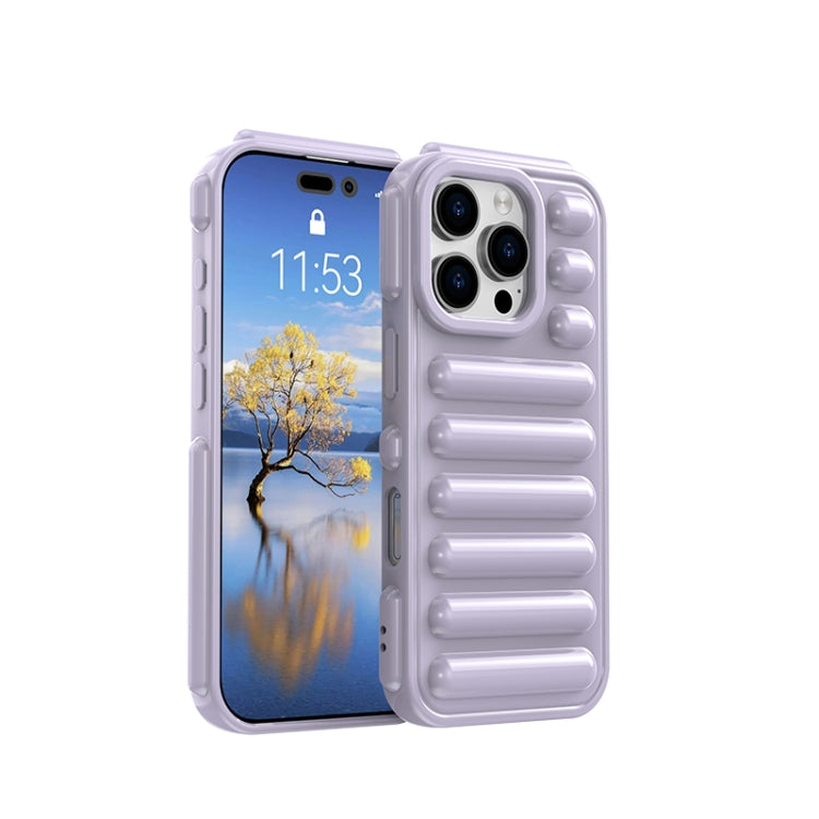 For iPhone 16 Pro Capsule Series Candy Color TPU Phone Case(Purple) - iPhone 16 Pro Cases by buy2fix | Online Shopping UK | buy2fix