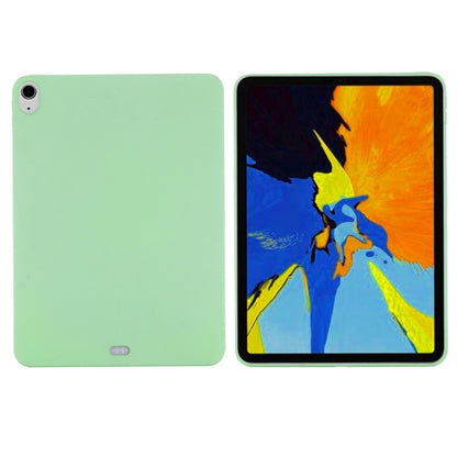 For iPad Air 13 2024 Pure Color Liquid Silicone Shockproof Tablet Case(Green) - iPad Air 13 2024 Cases by buy2fix | Online Shopping UK | buy2fix