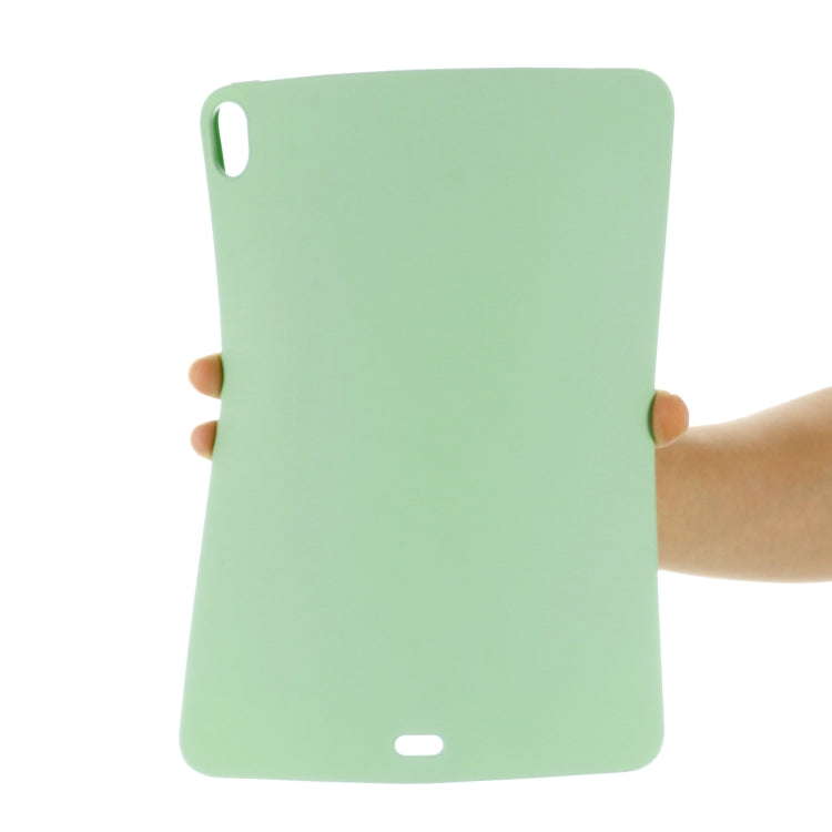 For iPad Air 13 2024 Pure Color Liquid Silicone Shockproof Tablet Case(Green) - iPad Air 13 2024 Cases by buy2fix | Online Shopping UK | buy2fix