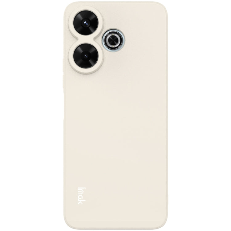 For Xiaomi Redmi 13 4G Global IMAK UC-4 Series Straight Edge TPU Soft Phone Case(White) - Redmi 13 Cases by imak | Online Shopping UK | buy2fix