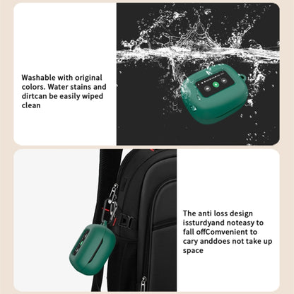 For JBL Live Beam 3 Wireless Bluetooth Earphones Silicone Protective Case(Dark Green) - JBL Earphone Case by buy2fix | Online Shopping UK | buy2fix