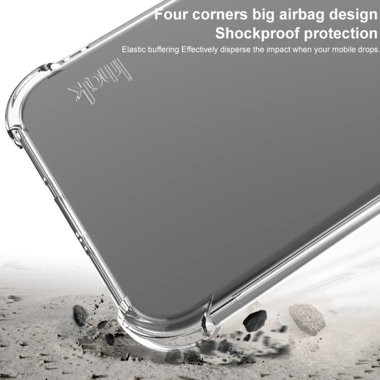 For iPhone 16 Pro Max imak Shockproof Airbag TPU Phone Case(Transparent Black) - iPhone 16 Pro Max Cases by imak | Online Shopping UK | buy2fix