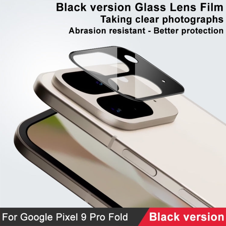 For Google Pixel 9 Pro Fold IMAK Rear Camera Lens Glass Film Black Version - Other by imak | Online Shopping UK | buy2fix