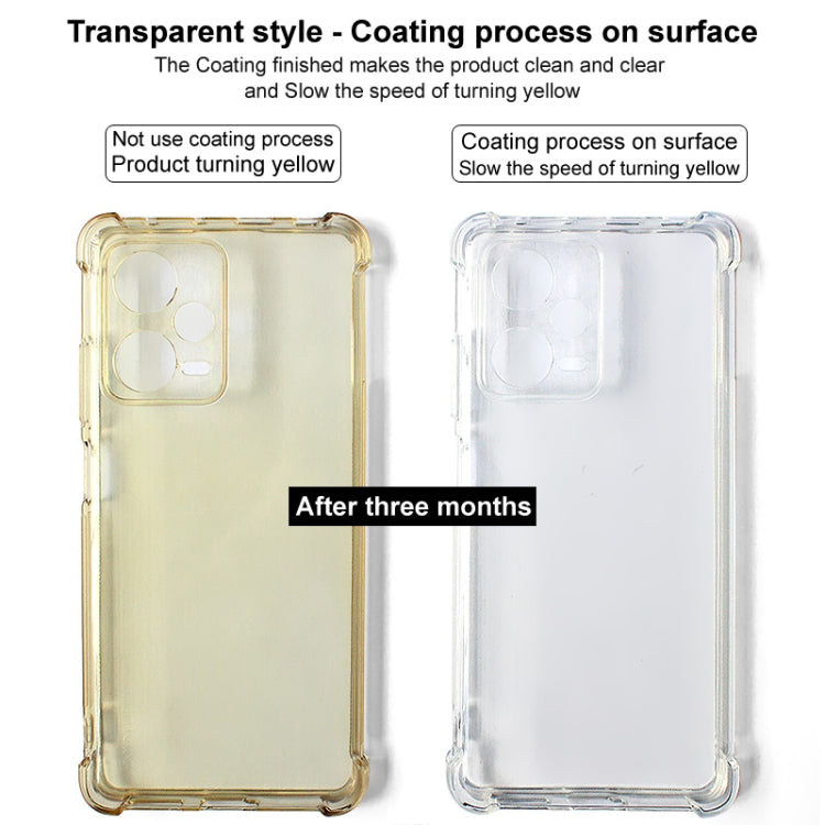 For Realme GT 6 5G Global imak Shockproof Airbag TPU Phone Case(Transparent) - Realme Cases by imak | Online Shopping UK | buy2fix