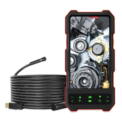 T21 4.5 inch IPS Color Screen 7.9mm Dual Camera Split Hard Cable Industrial Endoscope, Length:3.5m(Black Red) -  by buy2fix | Online Shopping UK | buy2fix