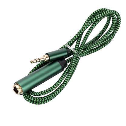 3.5mm Male to 6.35mm Female  Audio Adapter Cable, Length:1m(Green) - Aux Cable by buy2fix | Online Shopping UK | buy2fix