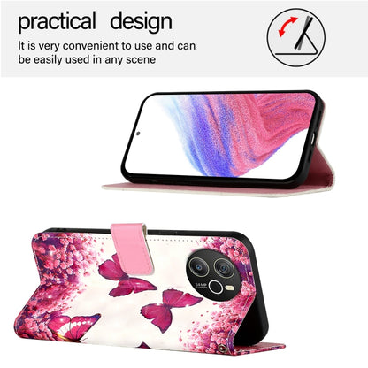 For Blackview Shark 8 3D Painting Horizontal Flip Leather Phone Case(Rose Butterfly) - More Brand by buy2fix | Online Shopping UK | buy2fix