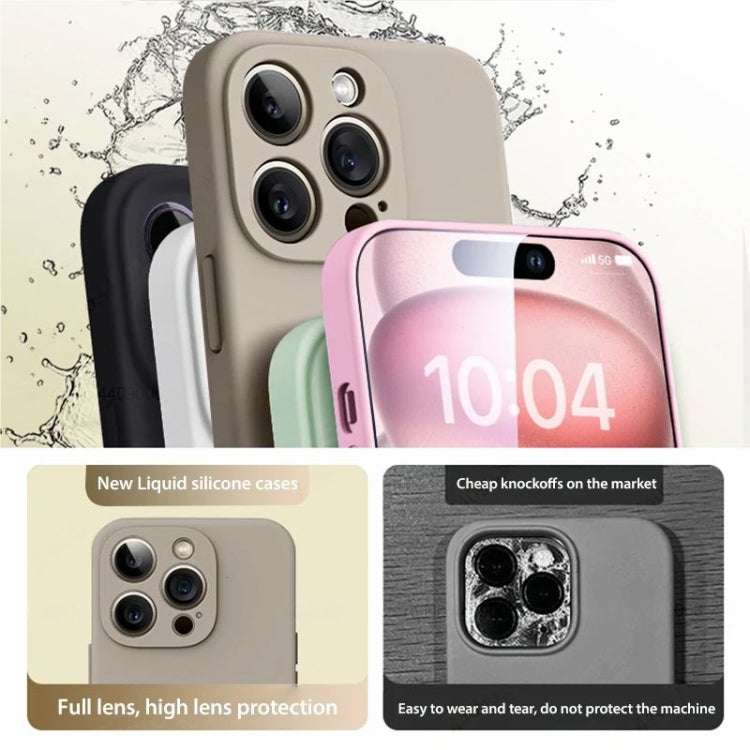 For iPhone 13 Pro Max Liquid Silicone MagSafe Phone Case(Khaki) - iPhone 13 Pro Max Cases by buy2fix | Online Shopping UK | buy2fix