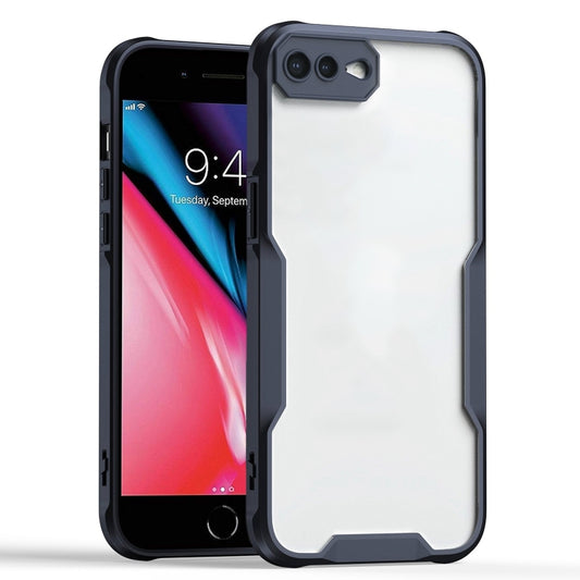 For iPhone 8 Plus / 7 Plus Armor Shockproof PC Hybrid TPU Phone Case(Black) - More iPhone Cases by buy2fix | Online Shopping UK | buy2fix