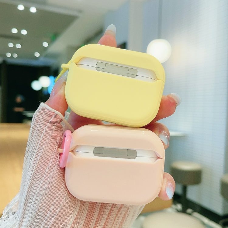 For AirPods 2 / 1 Fresh 3D Emoji Pattern Skin Feel Earbuds Box PC Case(Pink) - For AirPods 1/2 by buy2fix | Online Shopping UK | buy2fix