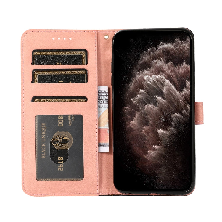 For Samsung Galaxy S25 5G Dual-color Stitching Leather Phone Case(Black Rose Gold) - Galaxy S25 5G Cases by buy2fix | Online Shopping UK | buy2fix