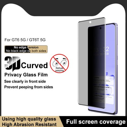 For Realme GT 6 5G Global imak 3D Curved Privacy Full Screen Tempered Glass Film - Realme Tempered Glass by imak | Online Shopping UK | buy2fix