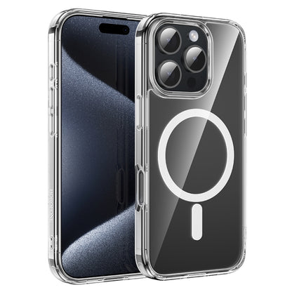 For iPhone 16 Pro BOROFONE BI5 Ice Shield Series MagSafe Magnetic Phone Case(Transparent) - iPhone 16 Pro Cases by Borofone | Online Shopping UK | buy2fix