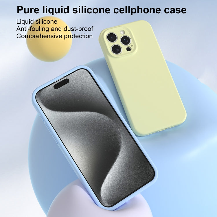 For iPhone 16 Plus Precise Hole Liquid Silicone Jelly Color Full Coverage Phone Case(Blackcurrant Color) - iPhone 16 Plus Cases by buy2fix | Online Shopping UK | buy2fix